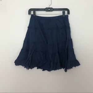 Navy Blue Casual Skirt